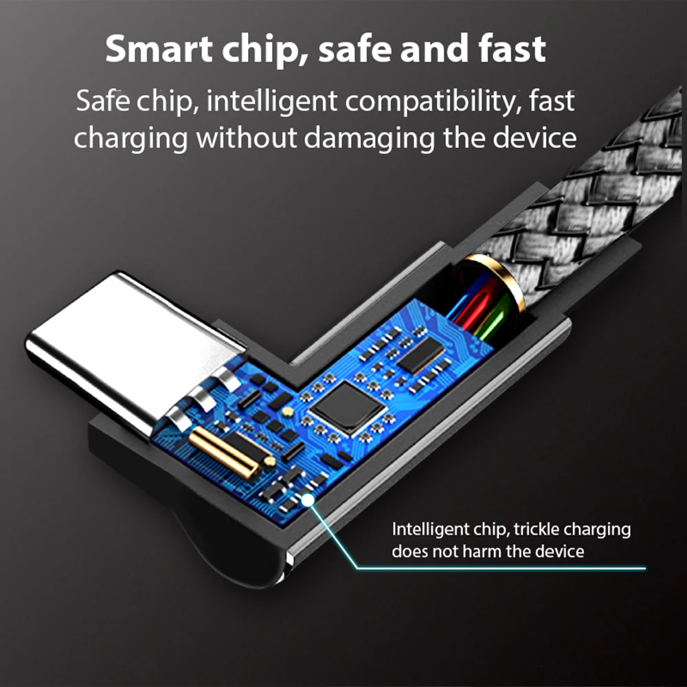 USB-C Verlängerungskabel 6 A, gewinkelt, 3 m und 5 m – Bild 2