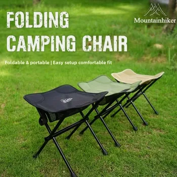 MOUNTAINHIKER Outdoor Ultraleicht Klapp Camping Stuhl Wandern Reisen Faltbare Angeln Tragbare Aluminium