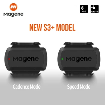 Magene S3+ Geschwindigkeits-Trittfrequenzsensor ANT Bluetooth Computer Geschwindigkeitsmesser Dual Sensor