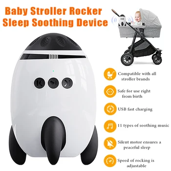 Tragbares beruhigendes Babygerät, multifunktionale kabellose Bluetooth-Schlafhilfe, vibrierend