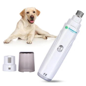 Hunde-Nagelschleifer, USB wiederaufladbar, elektrischer Haustierpfoten-Knipser und Trimmer, schmerzlose