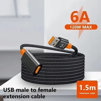 6A USB 3.0/2.0 USB-Verlängerungskabel für Smart Laptop PC TV Xbox One SSD USB-Verlängerungskabel