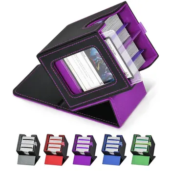 Kartenbox mit Sichtfenster, patentiertes Design, Kartenbox zur Aufbewahrung von über 100 Karten
