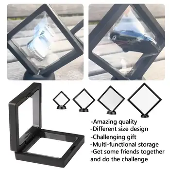 Schwimmende Rahmen 3d Display Schmucks cha tulle Suspension Lagerung Film halter schwimmende Rahmen pe Flexi
