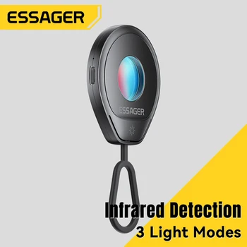 Essager Mini versteckter Kamera-Detektor, tragbarer Anti-Spion-Infrarot-Objektiv-Finder, Anti-Peeping-Gadget