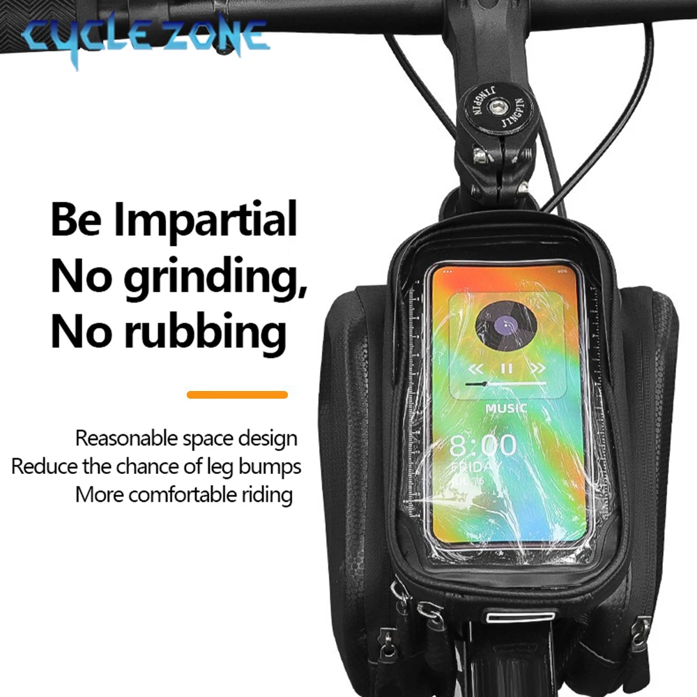 Fahrrad Taschen Fahrrad Top Vorne Rohr Rahmen Tasche – Bild 4