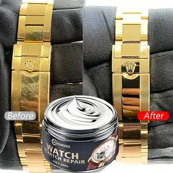 Uhrenpolierpaste: Entfernung von Armband-/Bildschirmkratzern, Erneuerung des Metallrahmen, Glanz