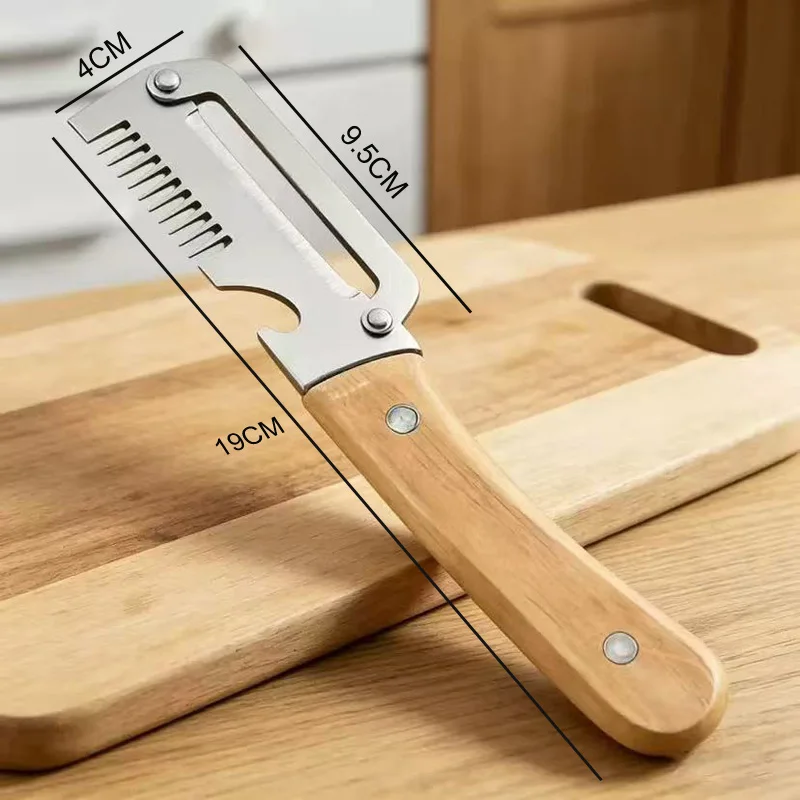2026 Neues Schälmesser mit ergonomischem Holzgriff – Bild 6