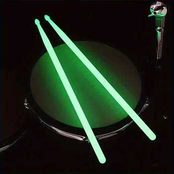 1 Paar 5A Leuchtende Trommelstöcke Jazz Drumsticks Bunte Nylon Leuchtende Trommelstöcke Geschenk