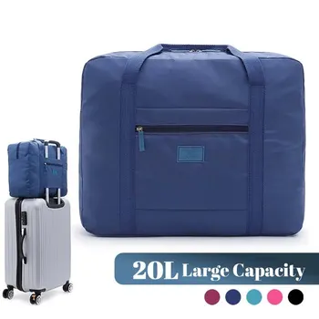 Reisetasche, leicht, faltbar, Unisex-Tragetasche, Handgepäck, Weekender, Übernachtungstasche