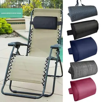 Kissen für Gartenliegen, Nackenkissen, Liegestuhl, Kopfstütze, Strandkorb, Kissen, Camping, Terrasse