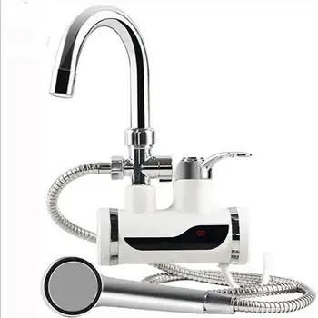 3000 W Durchlauferhitzer, Wasserhahn, Dusche, sofortige elektrische Wasserhahnheizung, Warmwasser für Küche