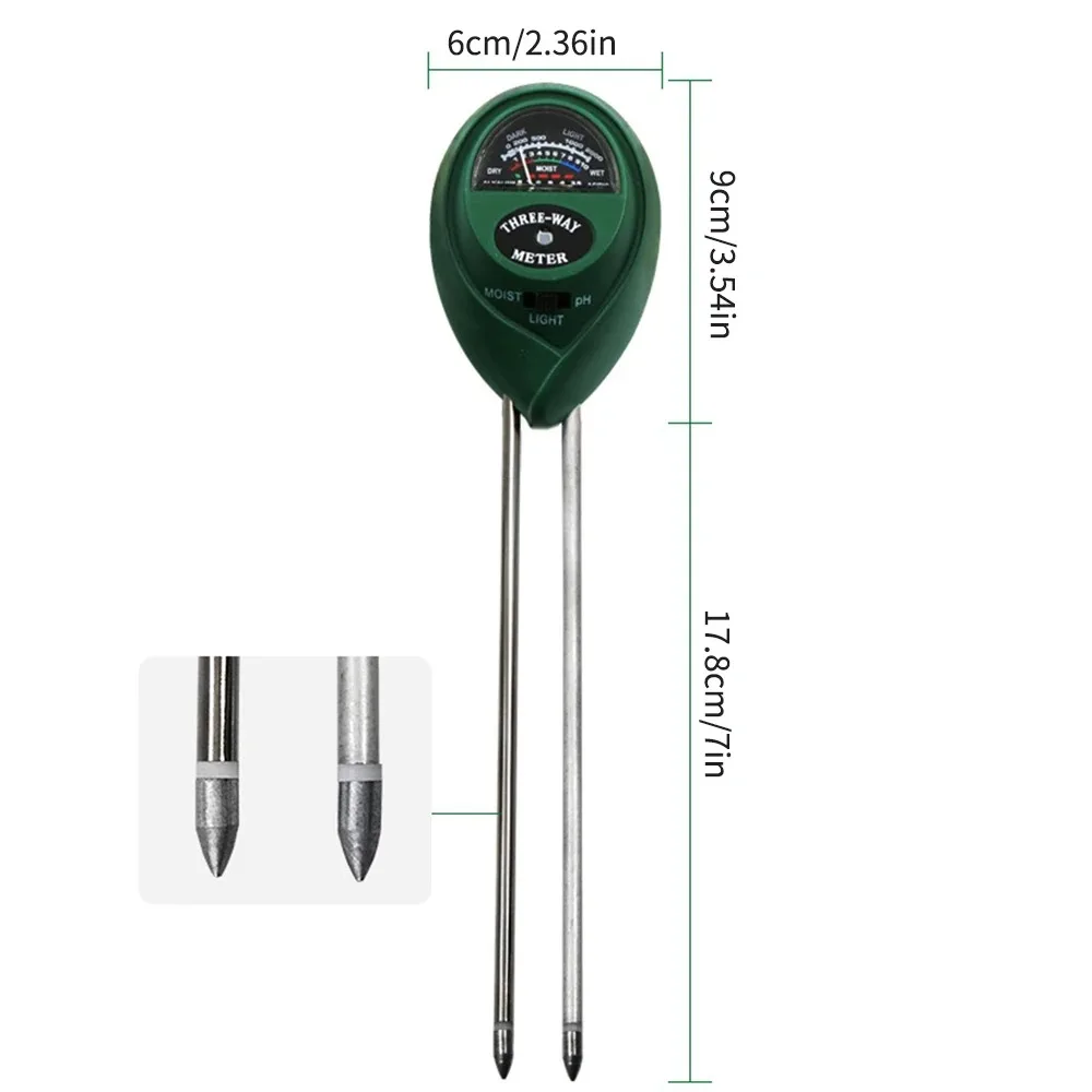 3-in-1 Boden-pH-Messgerät, Sonnenlichttester – Bild 4