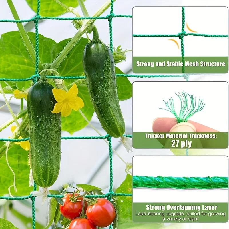 Robustes Gartengitternetz, perfekt zum Klettern von Pflanzen – Bild 6