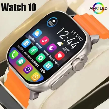 Watch 10 Ultra Smartwatch 49mm 2026 Neu NFC Herren Damen GPS-Tracking Bluetooth-Anrufe BT-Musik Spiele