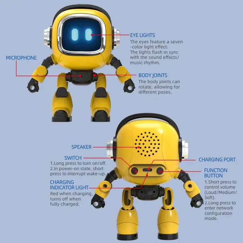 KI-Intelligentes Lernroboter-Spielzeug, mehrsprachiger – Bild 6