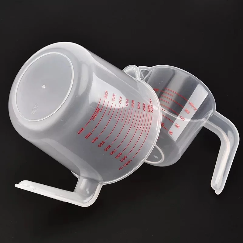3 stücke 250/500/1000 ml Backflüssigkeit Messbecher PVC Skala – Bild 5
