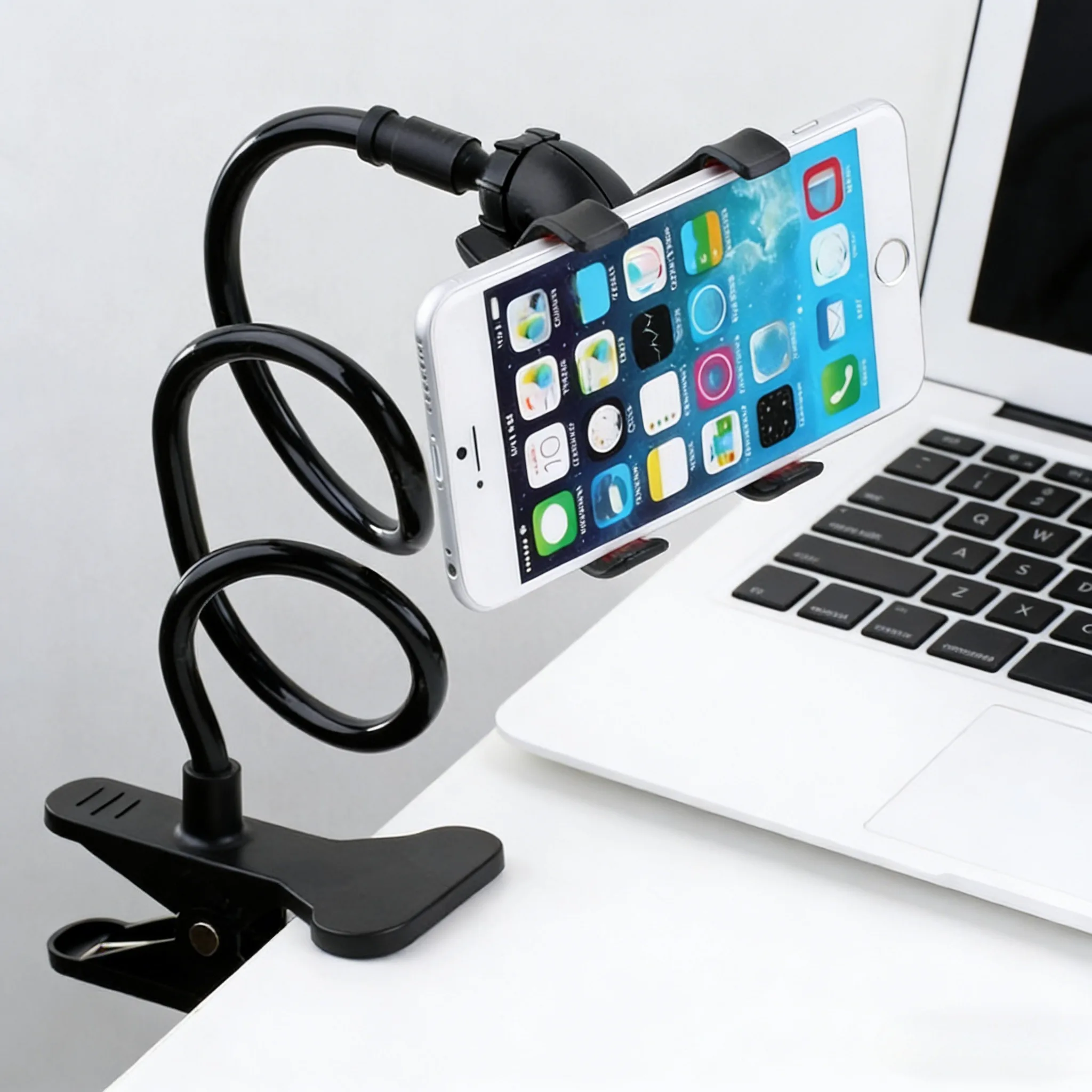 Verstellbarer Langarm-Handyhalter 360° Clip Flexibler