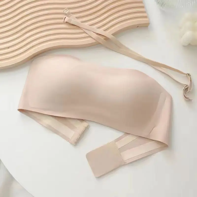 Sexy Nahtlose Rohr Top Bh Unsichtbare trägerlosen Bhs Frauen – Bild 5