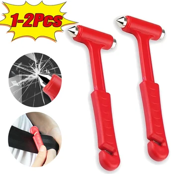 2 in 1 Auto Sicherheit Hammer Fenster Breaker Sicherheitsgurt Cutter Multifunktions Notfall Flucht Werkzeug