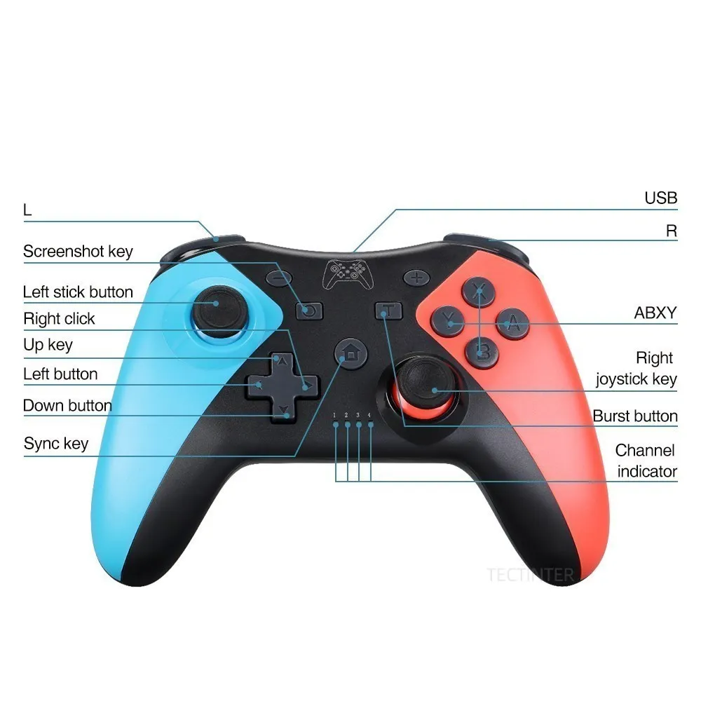 Drahtloser Bluetooth-Controller für Nintendo Switch 2/Switch – Bild 5
