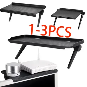 Einstellbare TV Bildschirm Top Lagerung Regal Computer Monitor Bildschirm Top Lagerung Rack TV Media Box