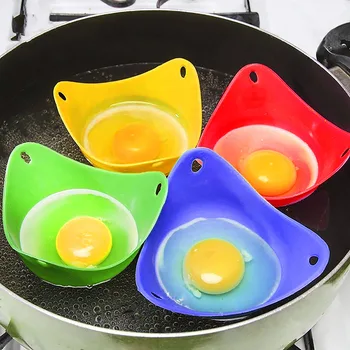 Silikon-Eierstroper-Becher, Eierkocher-Formbecher für Mikrowelle, Luftfritteuse, Herd, Eier, Kochen