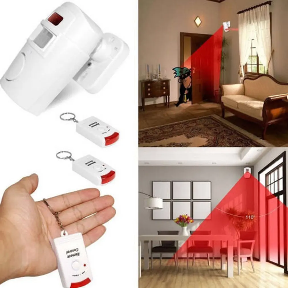 Wireless Motion Sensor Alarm Security Detector Indoor Outdoor – Bild 5