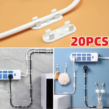 Kunststoff-Kabelhalter-Clips, selbstklebende Draht-Organizer, Aufbewahrungsgerät