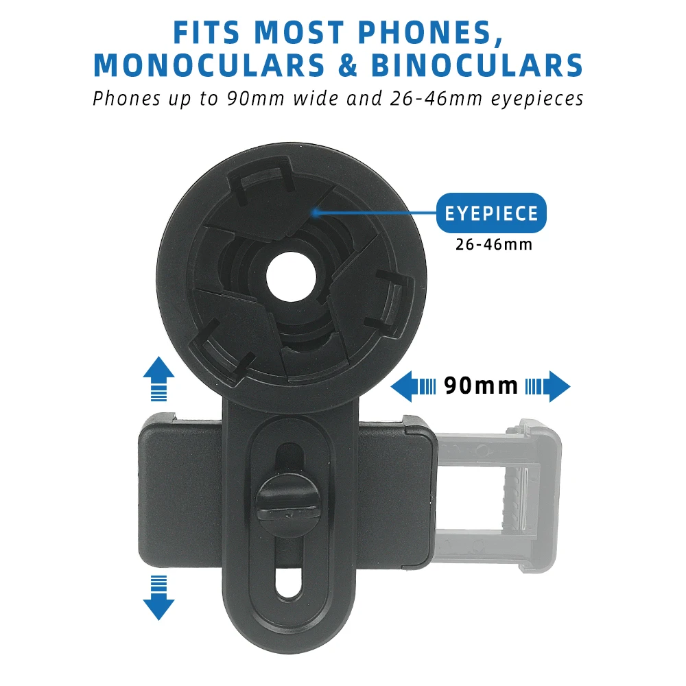 EYSDON Universal Fernglas Teleskop Spezielles Zubehör Adapter – Bild 3