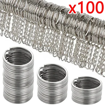 30mm/25mm/20mm Metall Schlüsselanhänger Sets Schlüsselanhänger Anti-Rost Schlüsselanhänger Autoschlüssel