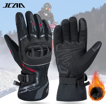 Herbst Winter Motorrad Handschuhe Wasserdicht Warm Halten Guantes Moto Männer Motorrad Reiten Handschuhe