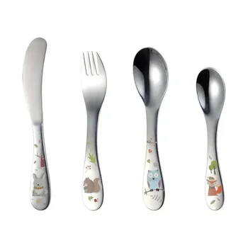 Geschirr Set Essen Ausbildung Löffel Dessert Löffel für Kinder Fütterung Löffel Gabel Baby Gadgets kinder