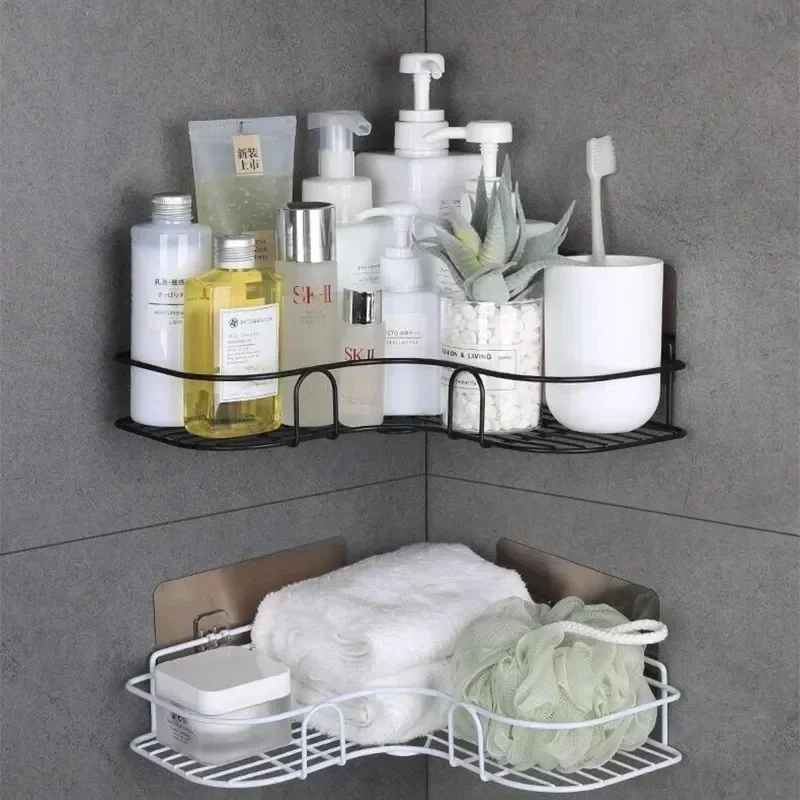 1 Stück Eckregal für Badezimmer, wandmontiertes – Bild 2