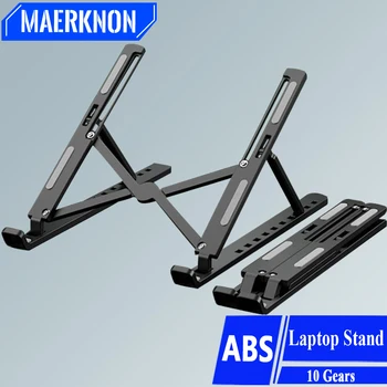 Faltbarer Laptop-Ständer, verstellbar, tragbar, Notebook-Halterung, Stützbasis, ABS-Halter für MacBook Air