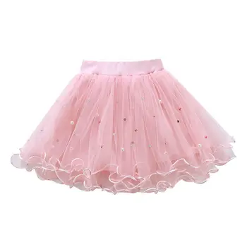 Baby Mädchen Tutu Flauschigen Rock Kleinkind Prinzessin Ballett Tanz Tüll Mesh Rock Kinder Kuchen Rock Nette