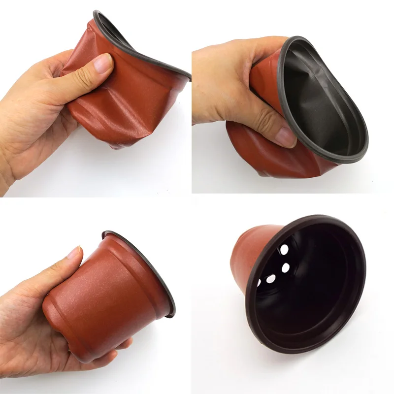 Blumentopf Kunststoff Wachsen Box Herbst Beständig Tablett – Bild 5
