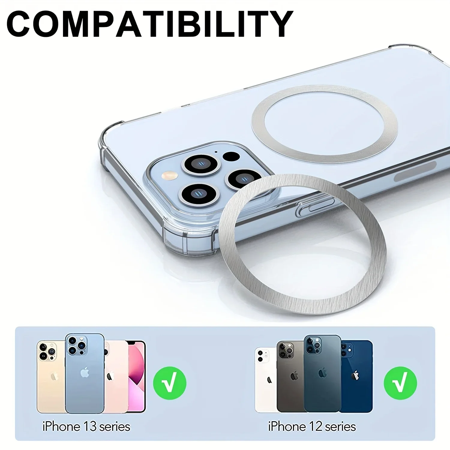 10PCS für Magsafe Magnetische Platte Ring Universal Aufkleber – Bild 4