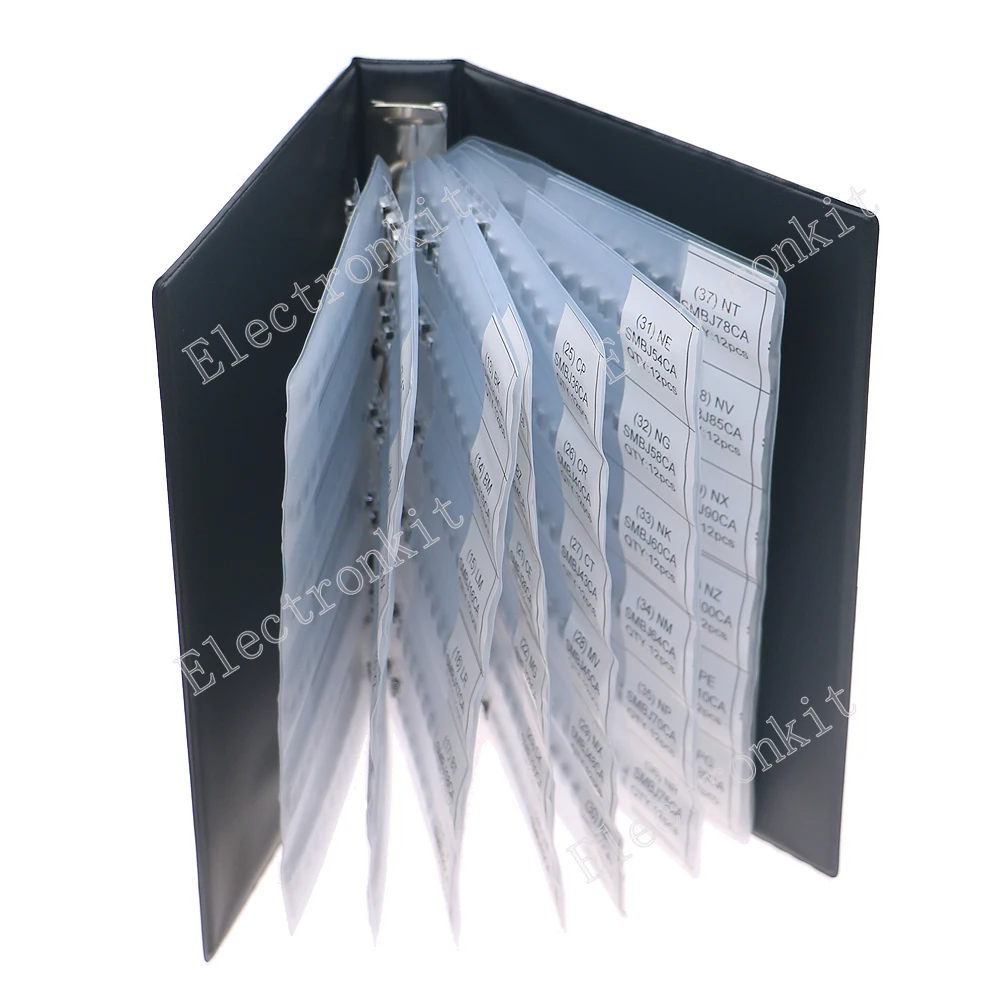 SMD-TVS-Dioden-Sortiment SMBJ5.0A–SMBJ188A, 564 Teile