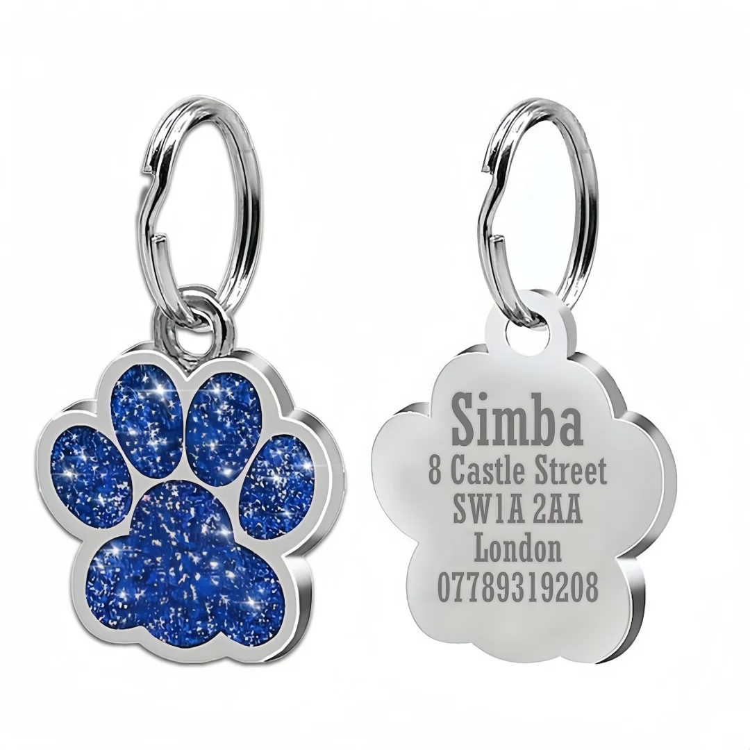 Kostenlose personalisierte Hunde- und Katzen-Teller-Tags – Bild 2