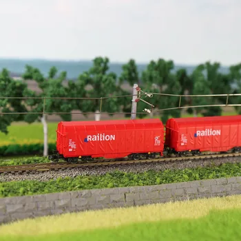 Evemodel 1 Einheit Modelleisenbahnen N Maßstab 1:160 abgedeckter Spulenwagen-Frachtwagen C15062