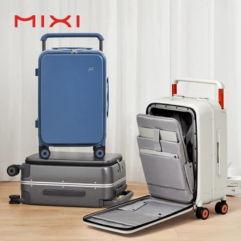 Mixi Neues Design, breiter Griff, Koffer für Herren, Handgepäck, Damen, Reise-Trolley, 20-Zoll-Kabine, PC