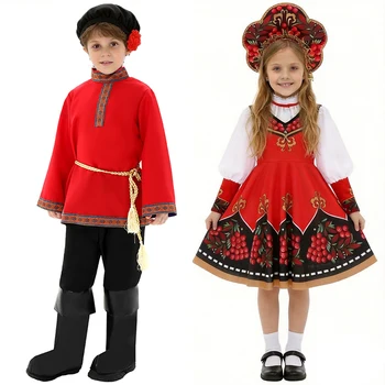 Klassische Traditionelle Russische Tanzkostüme Europäische Prinzessinnenkleider Mongolische