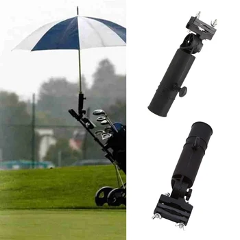 Universal Golf Warenkorb Regenschirm Halter Einstellbare Golf Trolley Regenschirm Ständer Clip Buggy Baby