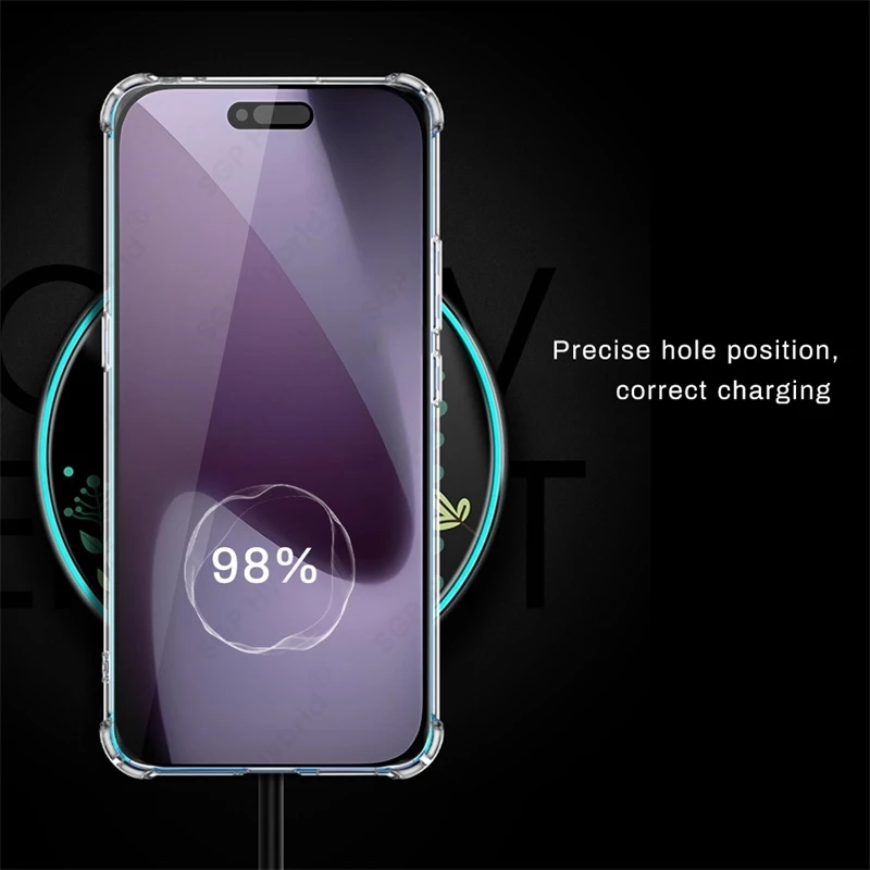 Für iPhone 17 Pro Max 17e Hülle Klare Kristall-TPU Weiche – Bild 4