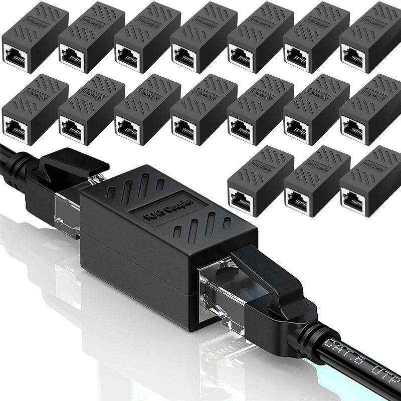 RJ45 Kupplung Buchse auf Buchse für Cat 5e/6/7 Netzwerkkabel