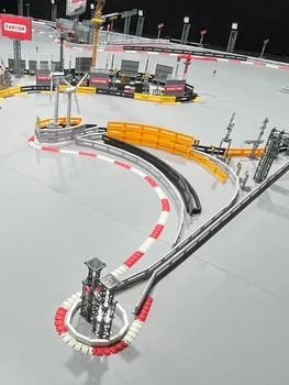 Straßensperre DIY Fernbedienung Auto Drift Race Hochgeschwindigkeits-Vierrad-Autosperre Verkehr Spleißen