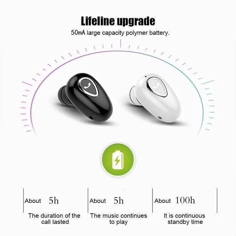 Mini unsichtbare Kopfhörer Bluetooth 5.0 kabellose Kopfhörer – Bild 5