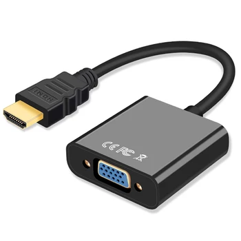 HDMI-kompatibel zu VGA Adapter Digital Analog HDMI-kompatibel Stecker Auf Famale VGA Kabel Konverter Für PC