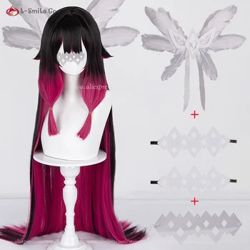 Columbina Cosplay Perücke Fatui Damselette Colombina Cosplay Anime Perücken Hitzebeständiges Kunsthaar